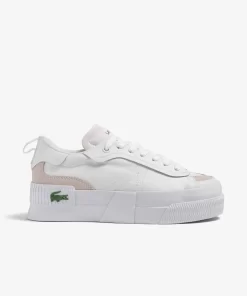 Lacoste Sneakers>Damen L004 Sneakers Aus Textil Mit Colourblock White/White 21G