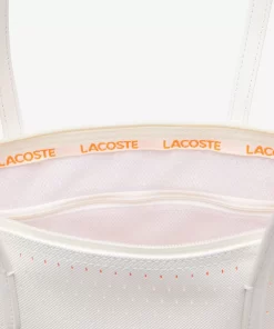 Lacoste Taschen>Damen L.12.12 Grose Perforierte Tote-Bag Farine A56