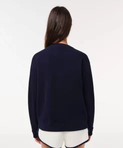 Lacoste Pullover>Damen Pullover Mit V-Ausschnitt Navy Blau 166