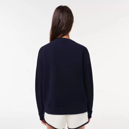 Lacoste Pullover>Damen Pullover Mit V-Ausschnitt Navy Blau 166