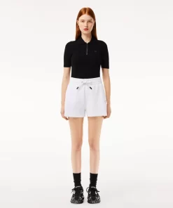 Lacoste Hosen & Shorts>Damen Shorts Weis 001