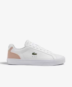 Lacoste Sneakers>Damen Sneakers Lerond Pro Baseline Aus Leder White/Light Pink 1Y9