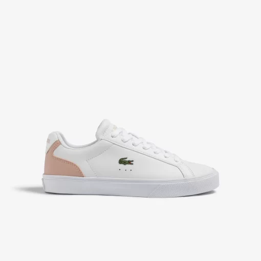 Lacoste Sneakers>Damen Sneakers Lerond Pro Baseline Aus Leder White/Light Pink 1Y9