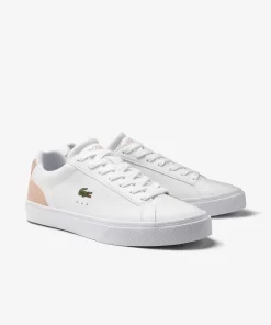 Lacoste Sneakers>Damen Sneakers Lerond Pro Baseline Aus Leder White/Light Pink 1Y9