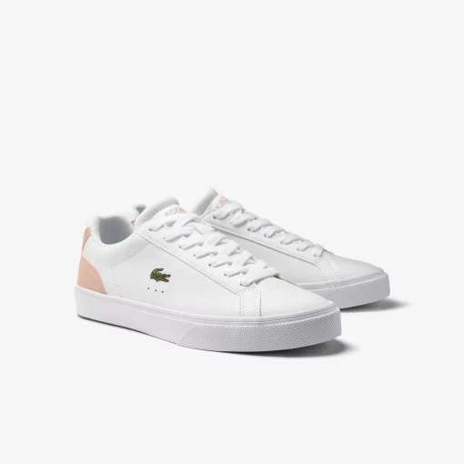 Lacoste Sneakers>Damen Sneakers Lerond Pro Baseline Aus Leder White/Light Pink 1Y9