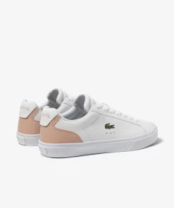 Lacoste Sneakers>Damen Sneakers Lerond Pro Baseline Aus Leder White/Light Pink 1Y9