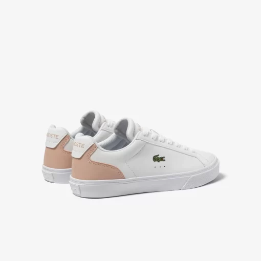 Lacoste Sneakers>Damen Sneakers Lerond Pro Baseline Aus Leder White/Light Pink 1Y9