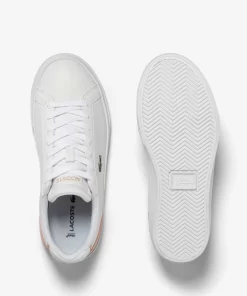 Lacoste Sneakers>Damen Sneakers Lerond Pro Baseline Aus Leder White/Light Pink 1Y9