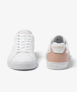 Lacoste Sneakers>Damen Sneakers Lerond Pro Baseline Aus Leder White/Light Pink 1Y9