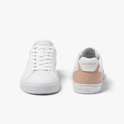 Lacoste Sneakers>Damen Sneakers Lerond Pro Baseline Aus Leder White/Light Pink 1Y9