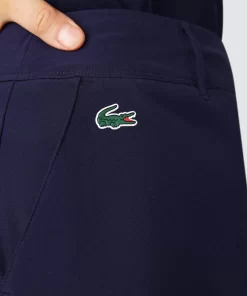 Lacoste Golf>Damen Sport Golf-Bermudas Aus Taft Mit Stretch Navy Blau 166