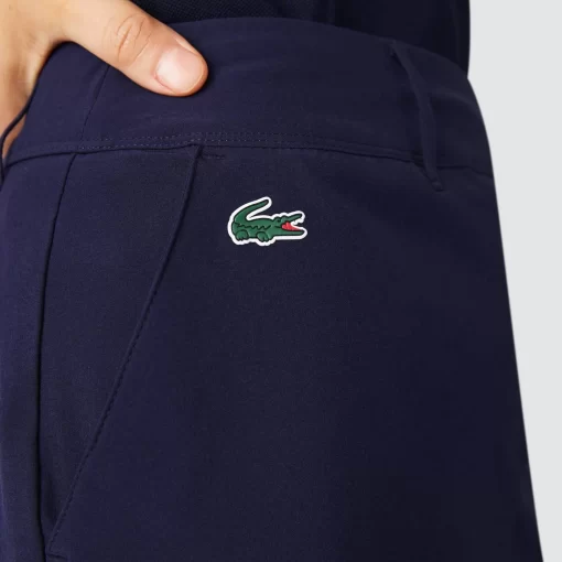 Lacoste Golf>Damen Sport Golf-Bermudas Aus Taft Mit Stretch Navy Blau 166