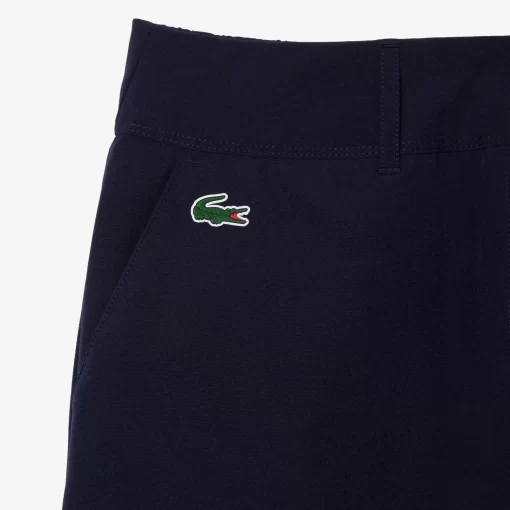 Lacoste Golf>Damen Sport Golf-Bermudas Aus Taft Mit Stretch Navy Blau 166