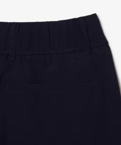 Lacoste Golf>Damen Sport Golf-Bermudas Aus Taft Mit Stretch Navy Blau 166