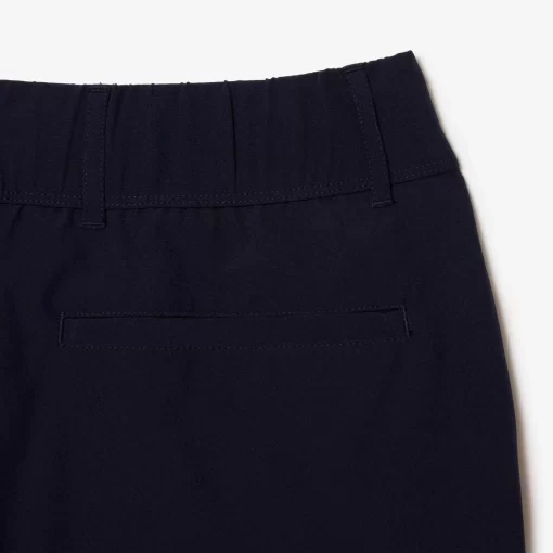 Lacoste Golf>Damen Sport Golf-Bermudas Aus Taft Mit Stretch Navy Blau 166