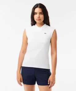 Lacoste Golf>Damen Sport Golf-Poloshirt Aus Bio-Baumwolle Weis 800