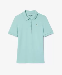 Lacoste Golf>Damen Sport Golf-Poloshirt Aus Bio-Baumwolle Hellgrun Yif