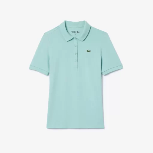 Lacoste Golf>Damen Sport Golf-Poloshirt Aus Bio-Baumwolle Hellgrun Yif