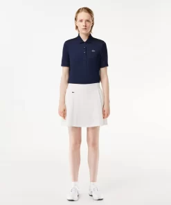 Lacoste Golf>Damen Sport Golf-Rock Mit Eingearbeiteten Shorts Weis Nyv