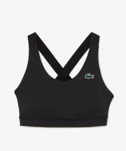 Lacoste Fitnessstudio & Training>Damen Sport Kreuztrager-Sport Bh Schwarz 8Vm