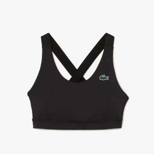 Lacoste Fitnessstudio & Training>Damen Sport Kreuztrager-Sport Bh Schwarz 8Vm