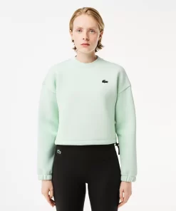 Lacoste Sportbekleidung>Damen Sport Sweatshirt Mit Lockerem Schnitt Grun 6Un