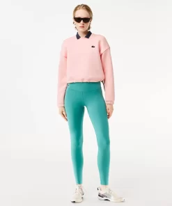 Lacoste Sportbekleidung>Damen Sport Sweatshirt Mit Lockerem Schnitt Rosa Sfi