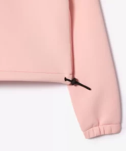 Lacoste Sportbekleidung>Damen Sport Sweatshirt Mit Lockerem Schnitt Rosa Sfi