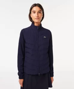 Lacoste Golf>Damen Sport Wasserabweisender Golf-Pullover Navy Blau 423