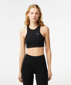 Lacoste Sport-Bhs & Leggings>Damen Stretch Bh Aus Schnell Trocknendem Recyceltem Polyamid Schwarz 031