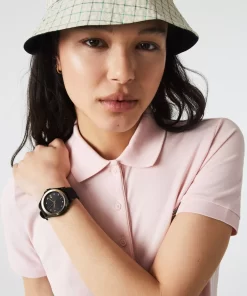 Lacoste Uhren>Damen Swing Armbanduhr Aus Schwarzem Silikon Schwarz 000