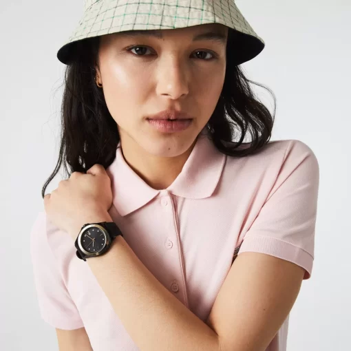 Lacoste Uhren>Damen Swing Armbanduhr Aus Schwarzem Silikon Schwarz 000