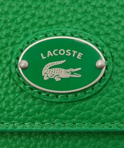 Lacoste Geldbörsen & Kleinlederwaren>Damen Top Brieftasche Aus Genarbtem Leder Calathea M39