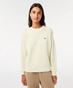 Lacoste Pullover>Damen Woll-Pullover Mit Rundhals Weis 70V