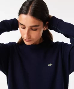 Lacoste Pullover>Damen Woll-Pullover Mit Rundhals Navy Blau 166