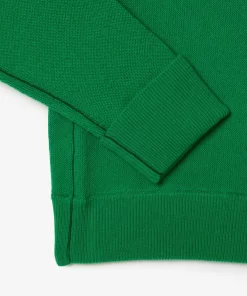 Lacoste Pullover>Damen Woll-Pullover Mit Rundhals Grun Siw