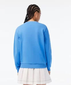 Lacoste Sweatshirts>Damen X Netflix Sweatshirt Aus Bio-Baumwollfleece Atherisches Blau L99