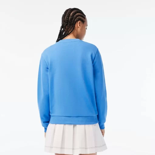 Lacoste Sweatshirts>Damen X Netflix Sweatshirt Aus Bio-Baumwollfleece Atherisches Blau L99