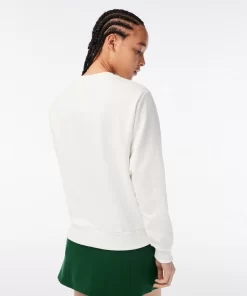 Lacoste Sweatshirts>Damen X Netflix Sweatshirt Aus Bio-Baumwollfleece Weis 70V