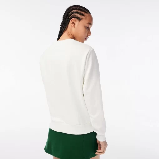 Lacoste Sweatshirts>Damen X Netflix Sweatshirt Aus Bio-Baumwollfleece Weis 70V