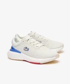 Lacoste Fitnessstudio & Training>Damen Laufschuhe Neo Run Lite Off White/Blue/Red W1B