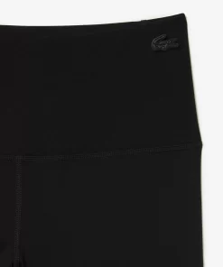 Lacoste Sportbekleidung>Damen Leggings Aus Recyceltem Polyester Schwarz 031