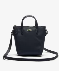 Lacoste Crossbody Taschen>Damen Mini Tote Bag L.12.12 Concept Aus Petit Pique Eclipse 141