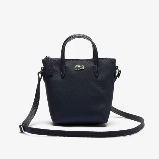 Lacoste Crossbody Taschen>Damen Mini Tote Bag L.12.12 Concept Aus Petit Pique Eclipse 141