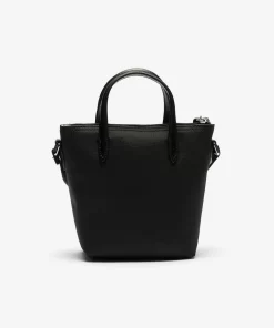 Lacoste Crossbody Taschen>Damen Mini Tote Bag L.12.12 Concept Aus Petit Pique Black 000