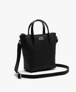 Lacoste Crossbody Taschen>Damen Mini Tote Bag L.12.12 Concept Aus Petit Pique Black 000