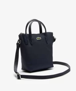 Lacoste Crossbody Taschen>Damen Mini Tote Bag L.12.12 Concept Aus Petit Pique Eclipse 141