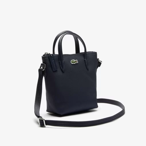 Lacoste Crossbody Taschen>Damen Mini Tote Bag L.12.12 Concept Aus Petit Pique Eclipse 141