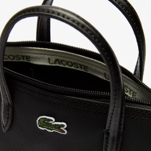 Lacoste Crossbody Taschen>Damen Mini Tote Bag L.12.12 Concept Aus Petit Pique Black 000