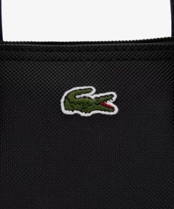 Lacoste Crossbody Taschen>Damen Mini Tote Bag L.12.12 Concept Aus Petit Pique Black 000